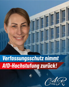 Verfassungsschutz Hochstufung